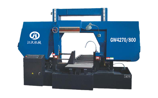 盐边GW4270/800双柱龙门卧式带锯床